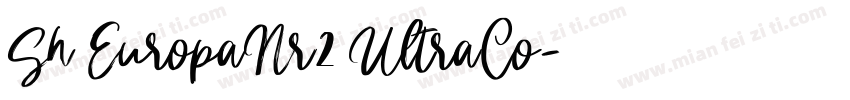 Sh EuropaNr2 UltraCo字体转换